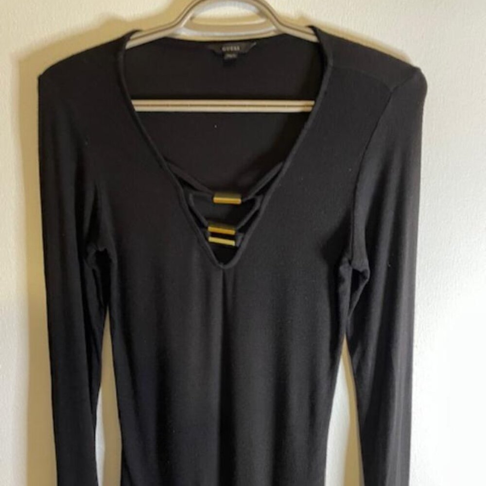 GUESS Knit Top - Brown  Medium